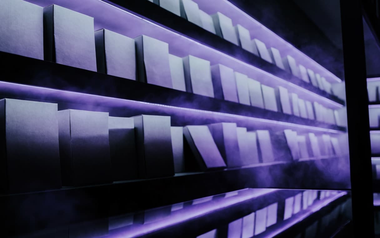 Inside Cardboard Culture — the product wall